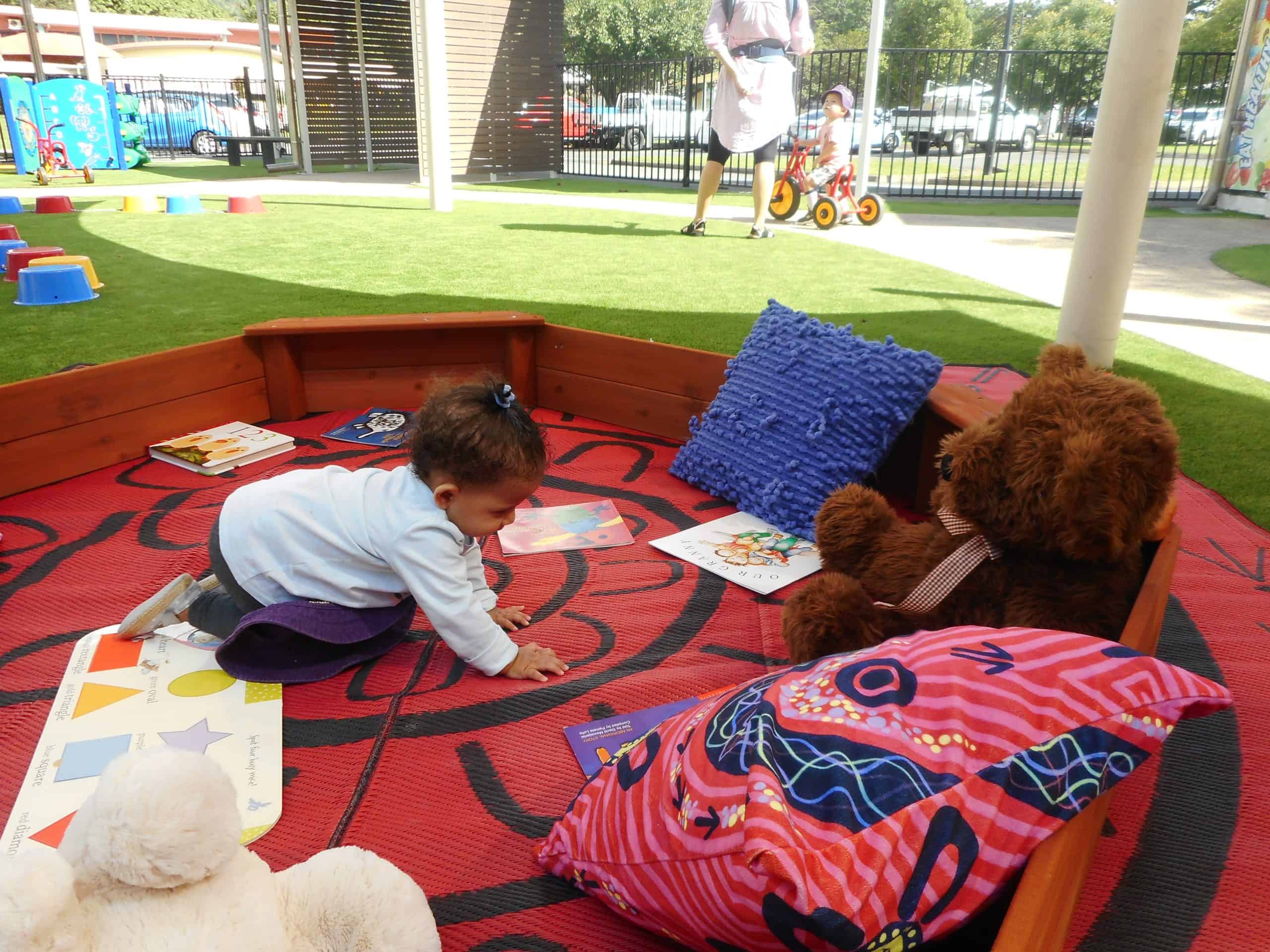 Child plays at Wuchopperen Health Service's Children and Family Centre